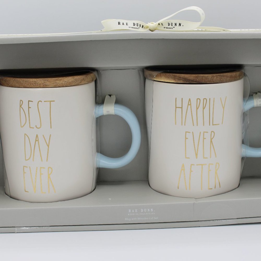 New Rae Dunn Bridal Mug Set